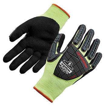 ergodyne ProFlex&#174; 7141 S Lime Nitrile-Coated DIR Level 4 Cut-Resistant Gloves