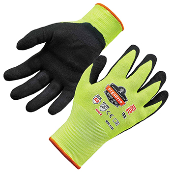 ergodyne ProFlex&#174; 7021 S Lime Nitrile-Coated Cut-Resistant Gloves A2 Level WSX