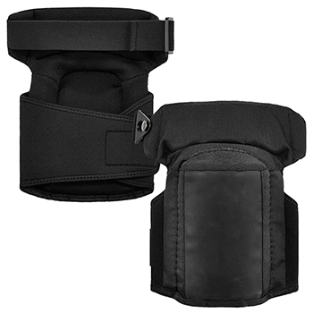ergodyne ProFlex&#174; 450 Black Hinged Slip Resistant Soft Cap Gel Knee Pad