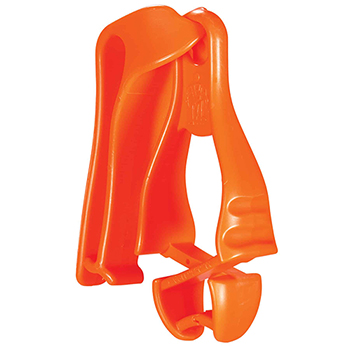 ergodyne Squids&#174; 3405 Orange Glove Clip - Belt Clip Mount