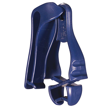 ergodyne Squids&#174; 3405MD Deep Blue Metal Detectable Grabber - Belt Clip Mount
