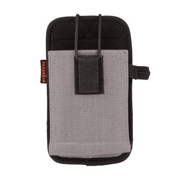 ergodyne Squids Barcode Scanner Holster for Phone Size Mobile Computers, Belt Clip and Loops, Large, Gray