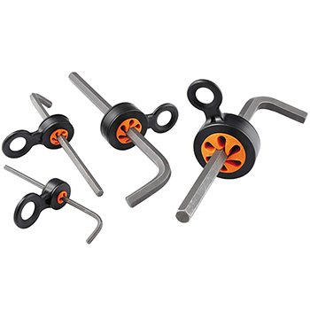 ergodyne Squids&#174; 3740 Variety Black &amp; Orange Hand Tool Trap - Slips (4-Pack)