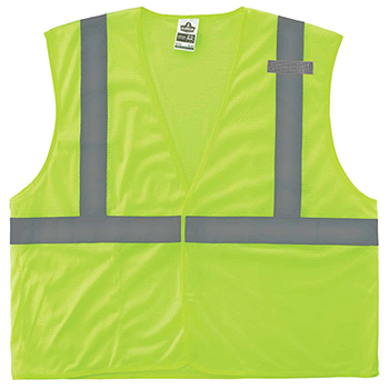 ergodyne GloWear&#174; 8210HL 4XL/5XL Lime Type R Class 2 Economy Mesh Vest