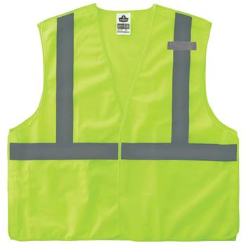 ergodyne GloWear 8215BA Breakaway Mesh Hi-Vis Safety Vest, Type R, Class 2, Small/Medium, Lime