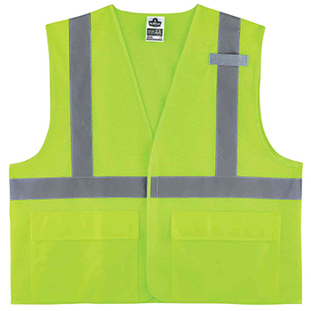ergodyne GloWear&#174; 8220HL S/M Lime Type R Class 2 Standard Mesh Vest
