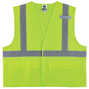 ergodyne GloWear&#174; 8220HL 2XL/3XL Lime Type R Class 2 Standard Mesh Vest