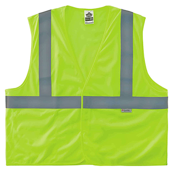 ergodyne GloWear&#174; 8255HL 2XL/3XL Lime Type R Class 2 Treated Poly Vest