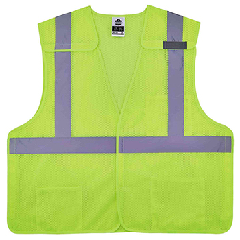 ergodyne GloWear&#174; 8217BA S/M Lime Breakaway Hi-Vis Class 2 Vest