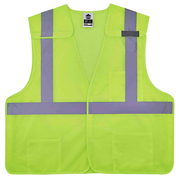ergodyne GloWear&#174; 8217BA L/XL Lime Breakaway Hi-Vis Class 2 Vest