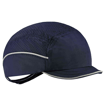 ergodyne Skullerz&#174; 8955 Micro Brim Navy Lightweight Bump Cap Hat