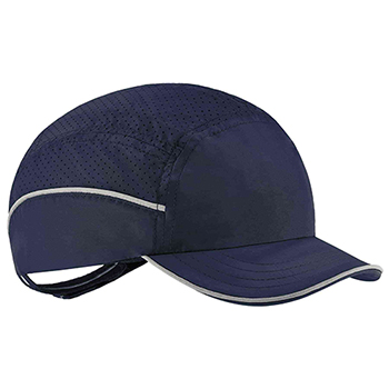 ergodyne Skullerz&#174; 8955 Short Brim Navy Lightweight Bump Cap Hat