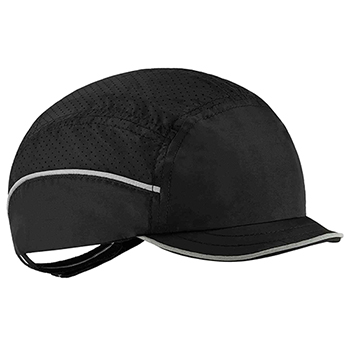 ergodyne Skullerz&#174; 8955 Micro Brim Black Lightweight Bump Cap Hat