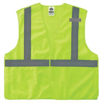 ergodyne GloWear 8215BA Economy Breakaway Mesh Vest Class 2, Medium, Lime