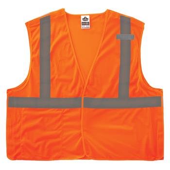 ergodyne GloWear 8215BA Economy Breakaway Mesh Vest Class 2, 5XL, Orange