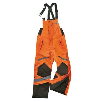 ergodyne GloWear Hi-Vis Insulated Bibs, Class E, 4XL, Orange