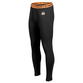 ergodyne N-Ferno Lightweight Base Layer Pants, 180g, Large, Black