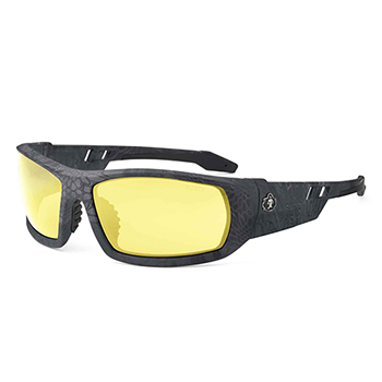 ergodyne Skullerz&#174; ODIN Yellow Lens Kryptek Typhon Safety Glasses