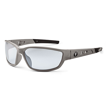 ergodyne Skullerz&#174; KVASIR In/Outdoor Lens Matte Gray Safety Glasses