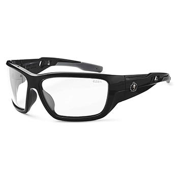 ergodyne Skullerz&#174; BALDR Anti-Fog Clear Lens Black Safety Glasses