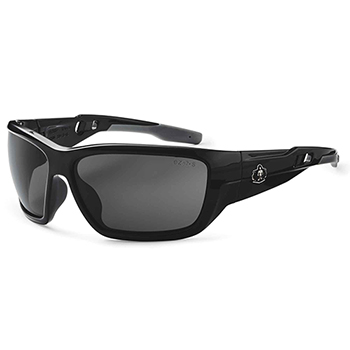 ergodyne Skullerz&#174; BALDR Anti-Fog Smoke Lens Black Safety Glasses