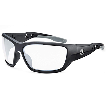 ergodyne Skullerz&#174; BALDR Anti-Fog Clear Lens Matte Black Safety Glasses