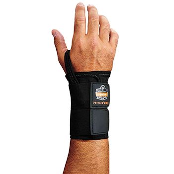 ergodyne&#174; ProFlex&#174; 4010 S-Right Black Double Strap Wrist Support