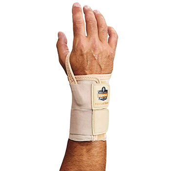 ergodyne ProFlex&#174; 4010 S-Right Tan Double Strap Wrist Support