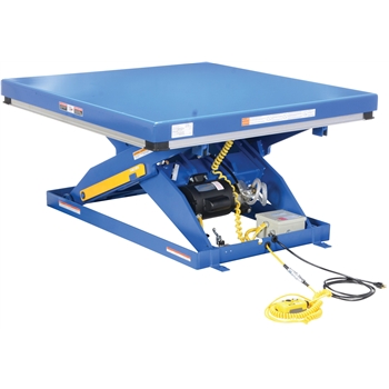 Vestil Scissor Lift Table, Quickship, 48&quot; x 48&quot;, 3000 lb. Capacity