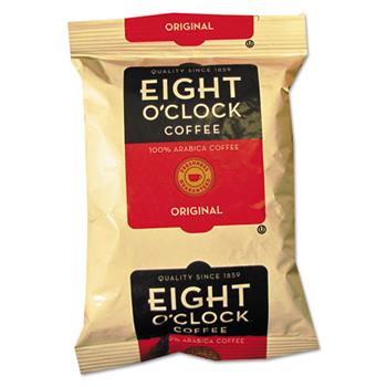 Eight O&#39;Clock Regular Ground Coffee Fraction Packs, Original, 2oz, 42/Carton