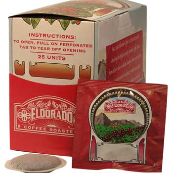 Eldorado Kona Blend Coffee, 25 Pods/Box