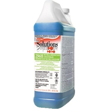 Enviro Solutions Neutral Disinfectant Concentrate, Lemon Scent, 2 L Bottle, 4/Carton
