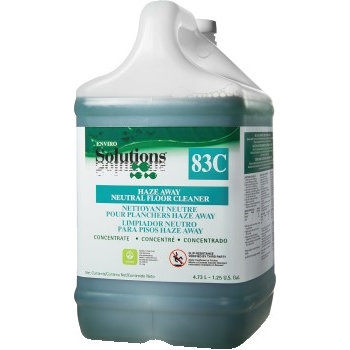 Enviro Solutions Haze Away Neutral Floor Cleaner, Floral Scent, 1.25 Gal Bottle, 2/CT