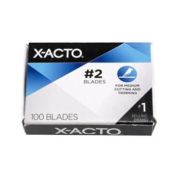 X-ACTO #2 Blades, for Knives, 100/Box