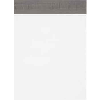 W.B. Mason Co. Expansion Self-Seal Poly Mailers, 11 in x 13 in x 4 in, White, 100/Case