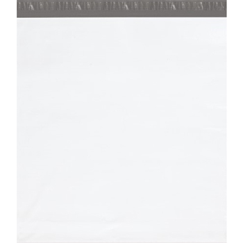 W.B. Mason Co. Expansion Self-Seal Poly Mailers, 26 in x 28 in x 5 in, White, 100/Case