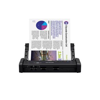 Epson DS-320 Sheetfed Scanner - 600 dpi Optical - 48-bit Color - 25 ppm (Mono) - 25 ppm (Color) - Duplex Scanning - USB