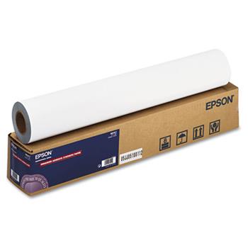 Epson Enhanced Adhesive Synthetic Paper, 5 Mil, 24&quot; x 100&#39;, White