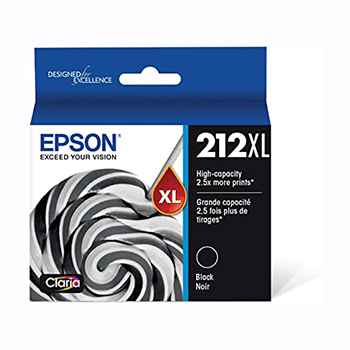 Epson T212 Ink Cartridge - Black - Inkjet - High Yield