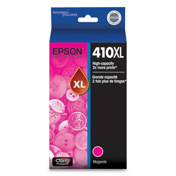 Epson T410XL Claria High-Yield Ink, 650 Page-Yield, Magenta