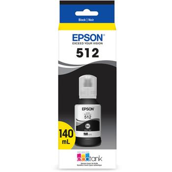 Epson T512 EcoTank Ink Bottle, Black