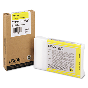 Epson 220 ml Yellow UltraChrome Ink Cartridge