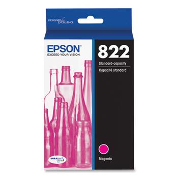 Epson T822320S (T822) DURABrite Ultra Ink, 240 Page-Yield, Magenta