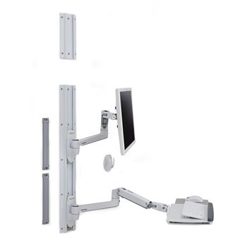 Ergotron LX Wall Mount System, White