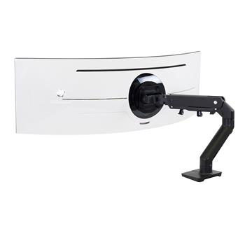 Ergotron HX Desk Monitor Arm with HD Pivot, Matte Black