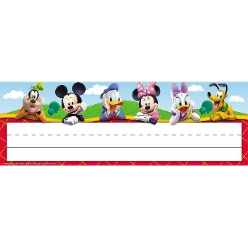 Eureka Mickey Mouse Clubhouse&#174; Name Plates, 36/PK
