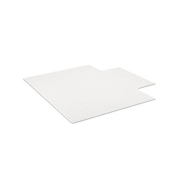 ES Robbins EverLife Chair Mat for Medium Pile Carpet, 36&quot; x 48&quot; with Lip, Clear