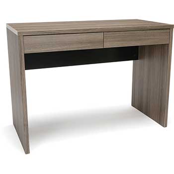 OFM Essentials by OFM ESS-1012 2-Drawer Solid Panel Office Desk, Driftwood