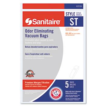 Electrolux Sanitaire Eureka Disposable Bags for SC600 &amp; SC800 Series Vacuums, 5/Pack