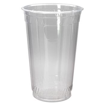 Fabri-Kal Greenware Cold Drink Cups, 24 oz, Clear, 25/Sleeve, 24 Sleeve/Carton
